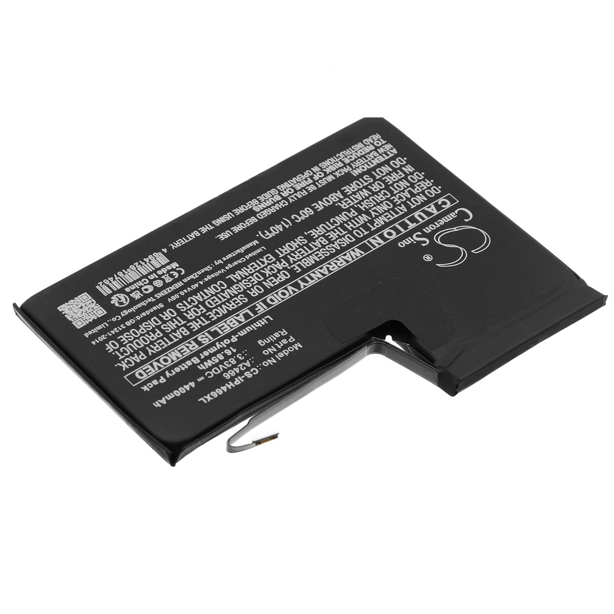 Replacement Battery for Apple iPhone 12 Pro Max – Mobile, SmartPhone – 4400mAh / 3.83V