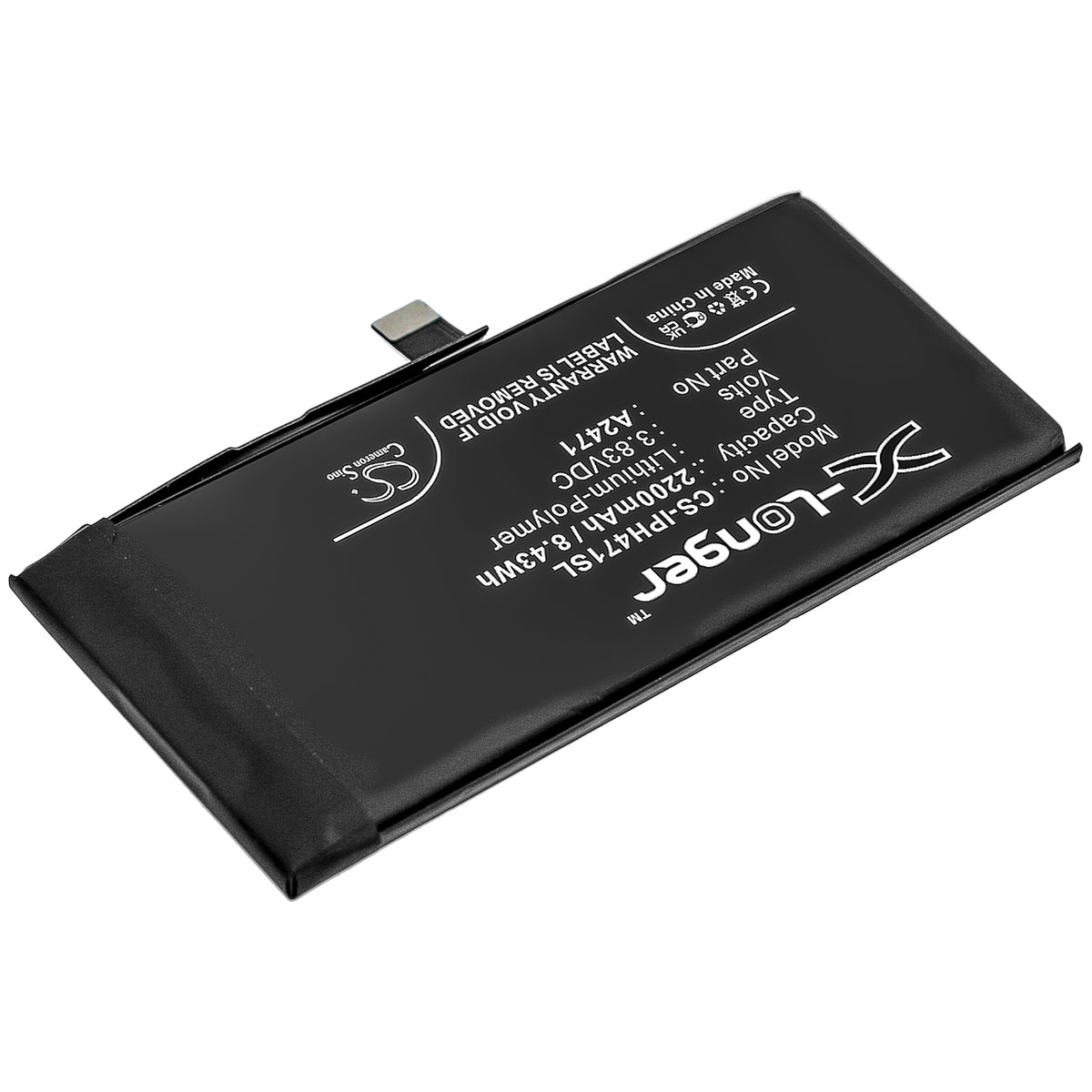 Replacement Battery for Apple iPhone 12 Mini – Mobile, SmartPhone – 2200mAh / 3.83V