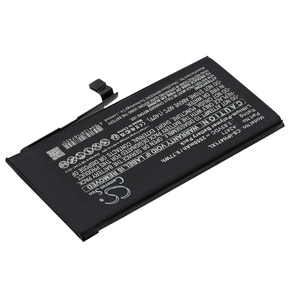 Replacement Battery for Apple iPhone 12 Mini – Mobile, SmartPhone – 2550mAh / 3.83V