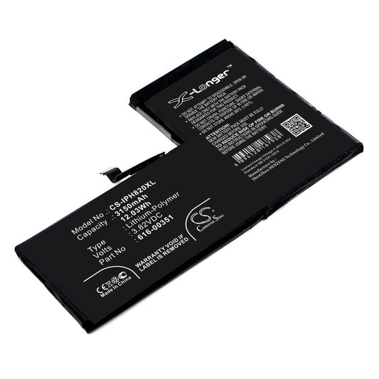 Replacement Battery for Apple iPhone X – Mobile, SmartPhone – 3150mAh / 3.82V