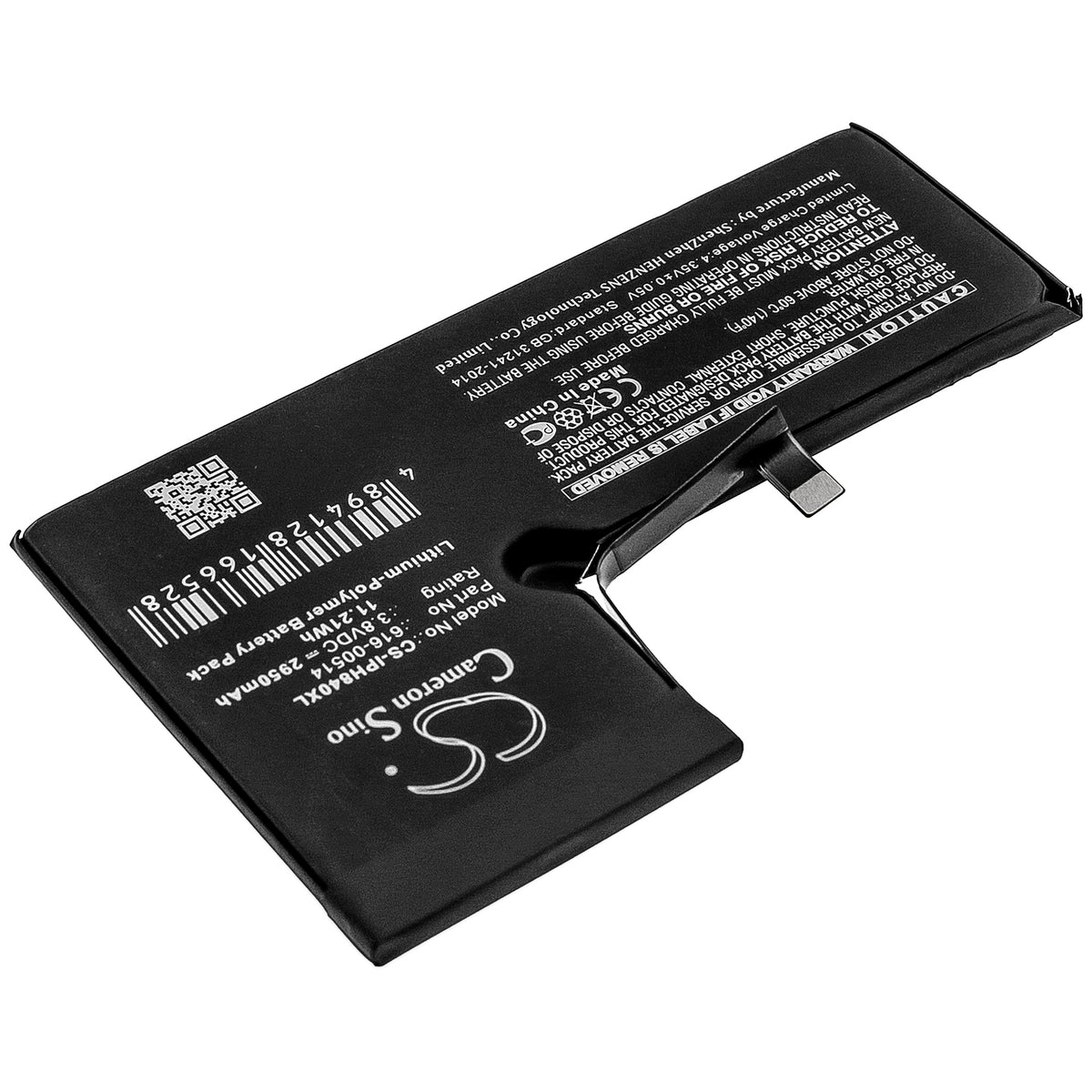 Replacement Battery for Apple iPhone Xs – Mobile, SmartPhone – 2950mAh / 3.8V