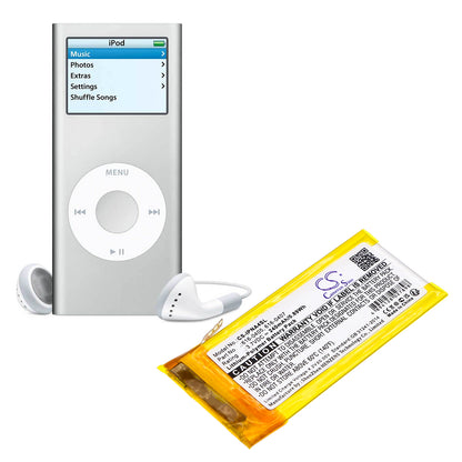 Replacement Battery for Apple iPod Nano 4th 4GB – Media Player – 240mAh / 3.7V