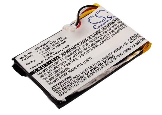 Replacement Battery for Apple iPOD 4th Generation – Media Player – 900mAh / 3.7V