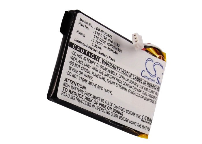 Replacement Battery for Apple iPOD 4th Generation – Media Player – 900mAh / 3.7V