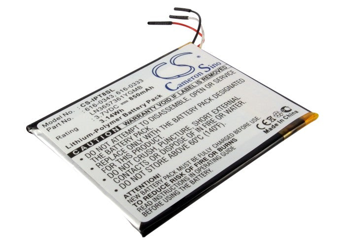 Replacement Battery for Apple iPod touch 1st 4GB – Media Player – 850mAh / 3.7V
