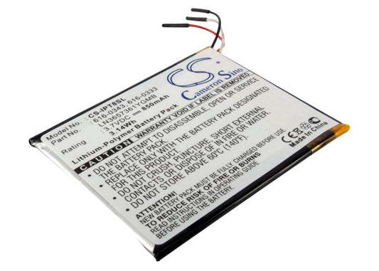 Replacement Battery for Apple iPod touch 1st 4GB – Media Player – 850mAh / 3.7V