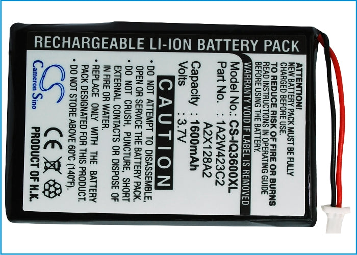 Replacement Battery for BTI  GPS-GAR3200 – GPS, Navigator – 1600mAh / 3.7V