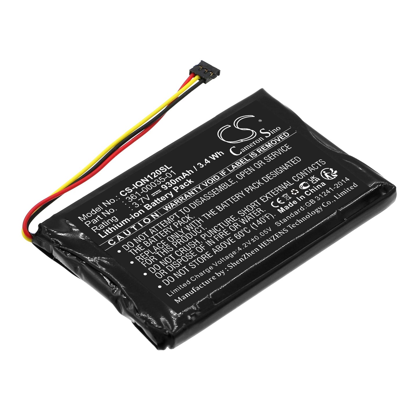 Replacement Battery for Garmin  Drive Assist 50 – GPS, Navigator – 930mAh / 3.44Wh / 3.7V
