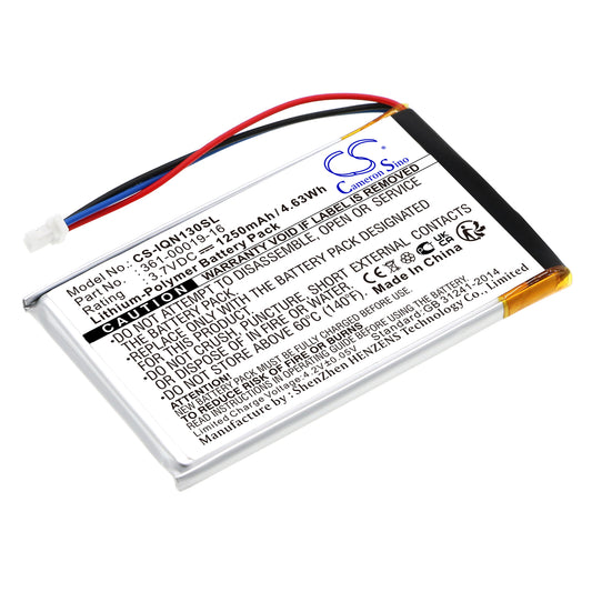 Replacement Battery for Garmin Nuvi 1300 – GPS, Navigator – 1250mAh / 3.7V