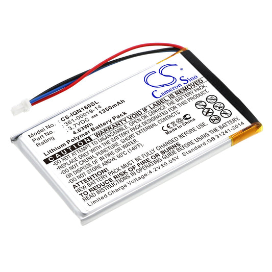 Replacement Battery for Garmin  Nuvi 1690 – GPS, Navigator – 1250mAh / 4.63Wh / 3.7V