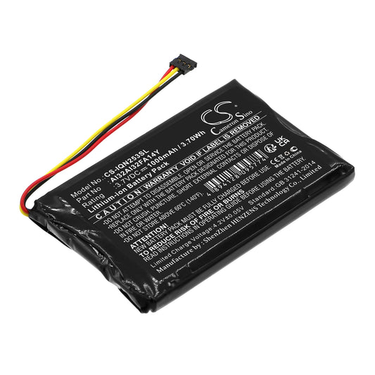 Replacement Battery for Garmin Nuvi 2539LM – GPS, Navigator – 1000mAh / 3.7V
