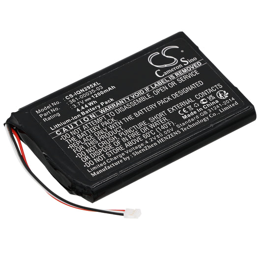 Replacement Battery for Garmin Nuvi 2555LMT – GPS, Navigator – 1200mAh / 3.7V