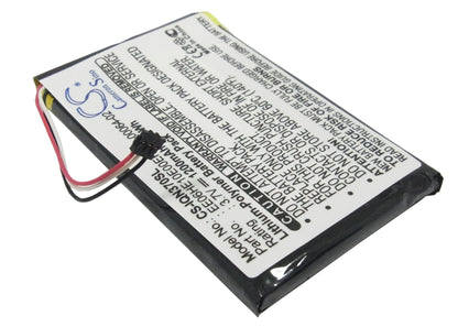 Replacement Battery for Garmin  Nuvi 3700 – GPS, Navigator – 1200mAh/4.4Wh / 3.7V