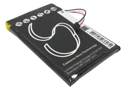 Replacement Battery for Garmin  Nuvi 3700 – GPS, Navigator – 1200mAh/4.4Wh / 3.7V