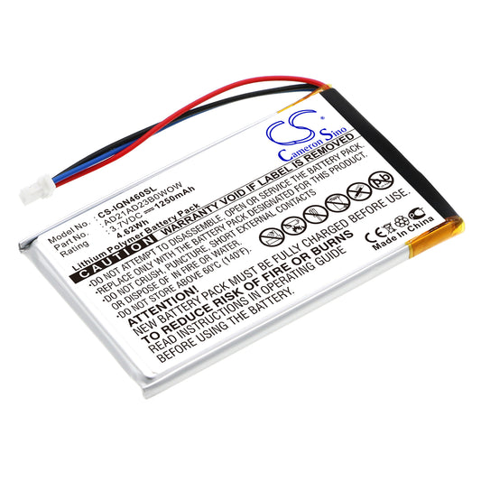 Replacement Battery for Garmin Nuvi 465 – GPS, Navigator – 1250mAh / 3.7V