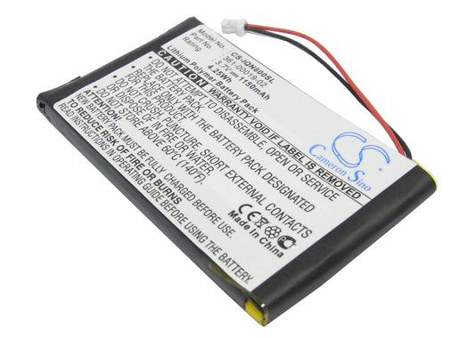 Replacement Battery for Garmin Nuvi 600 – GPS, Navigator – 1150mAh / 3.7V