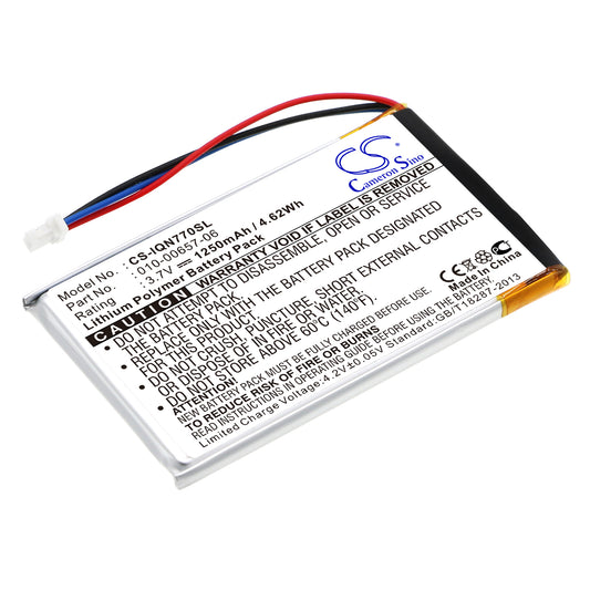Replacement Battery for Garmin Nuvi 770 – GPS, Navigator – 1250mAh / 3.7V