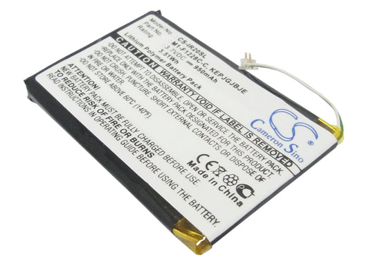 Replacement Battery for iRiver Clix Plus – Media Player – 950mAh / 3.7V