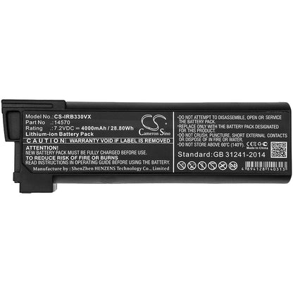 Replacement Battery for iRobot Looj 330 – Vacuum – 4000mAh / 7.2V