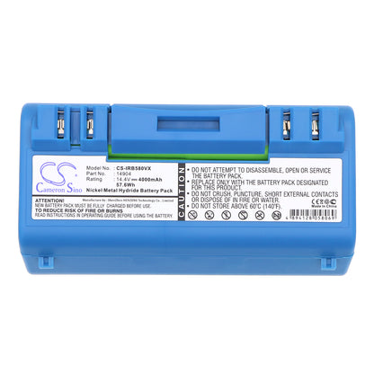 Replacement Battery for iRobot Scooba 5800 – Vacuum – 4000mAh / 14.4V