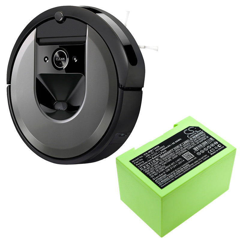 Replacement Battery for iRobot Roomba i7 – Vacuum – 3400mAh / 14.4V
