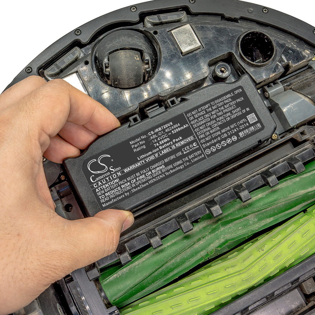 Replacement Battery for iRobot Roomba i7 – Vacuum – 5200mAh / 14.4V