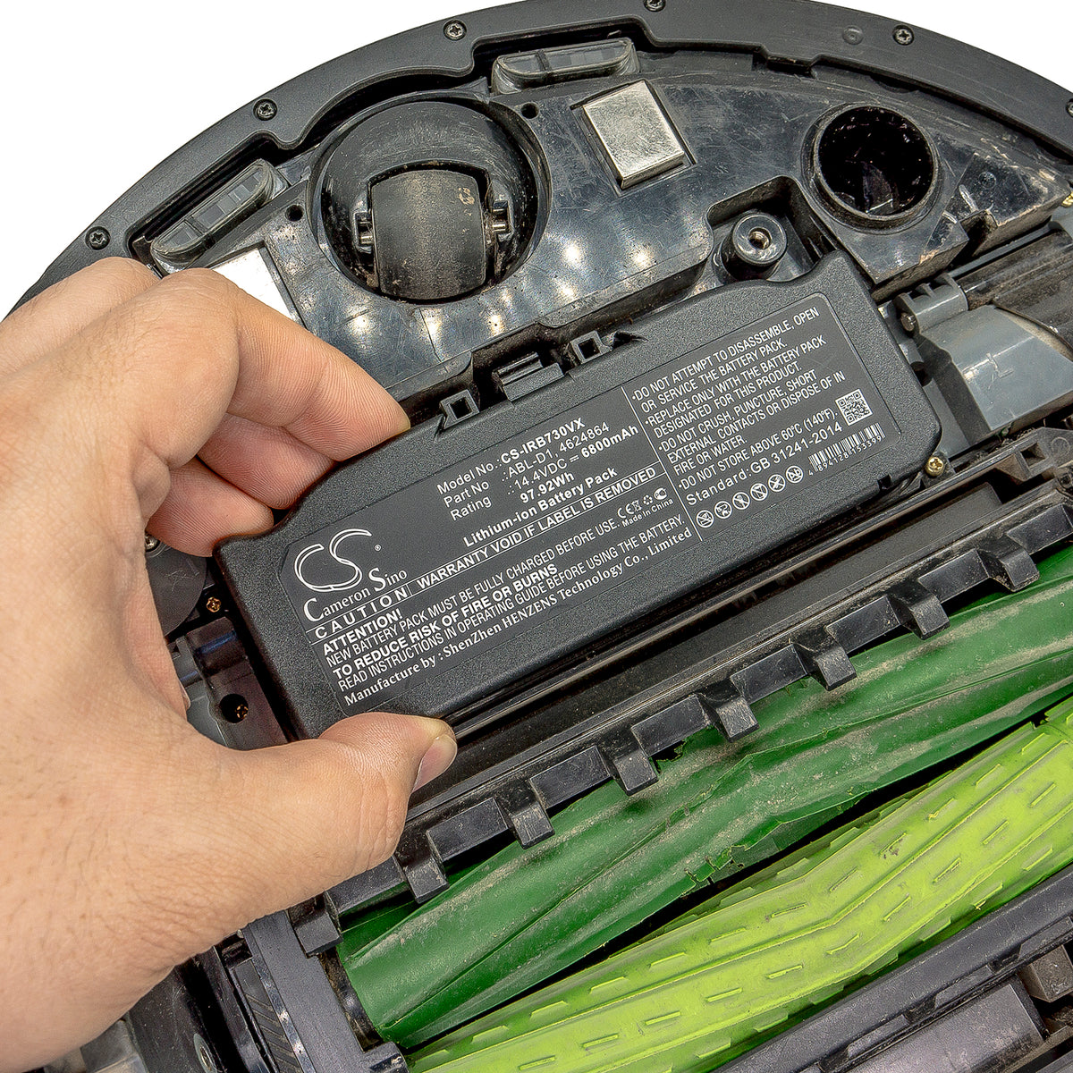 Replacement Battery for iRobot Roomba i7 – Vacuum – 6800mAh / 14.4V
