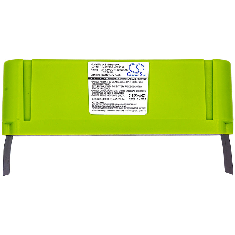 Replacement Battery for iRobot Roomba 614 – Vacuum – 4000mAh / 14.4V