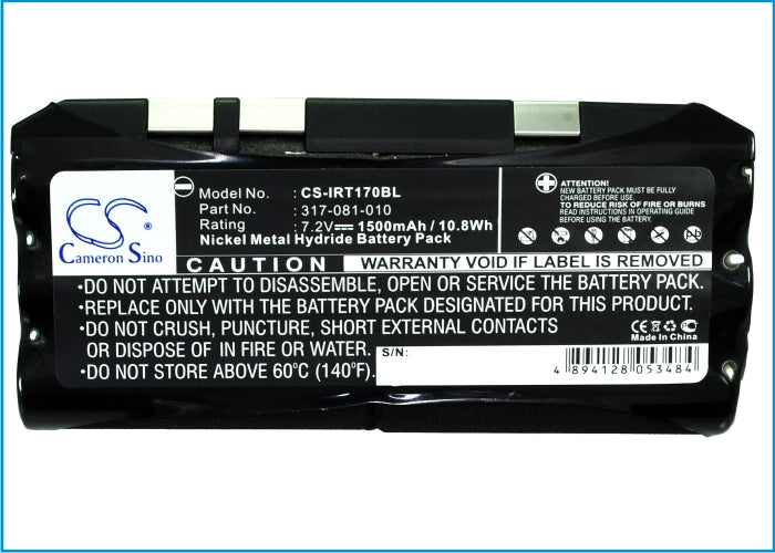 Replacement Battery for Intermec RT1700 – Barcode Scanner – 1500mAh / 7.2V - image 4
