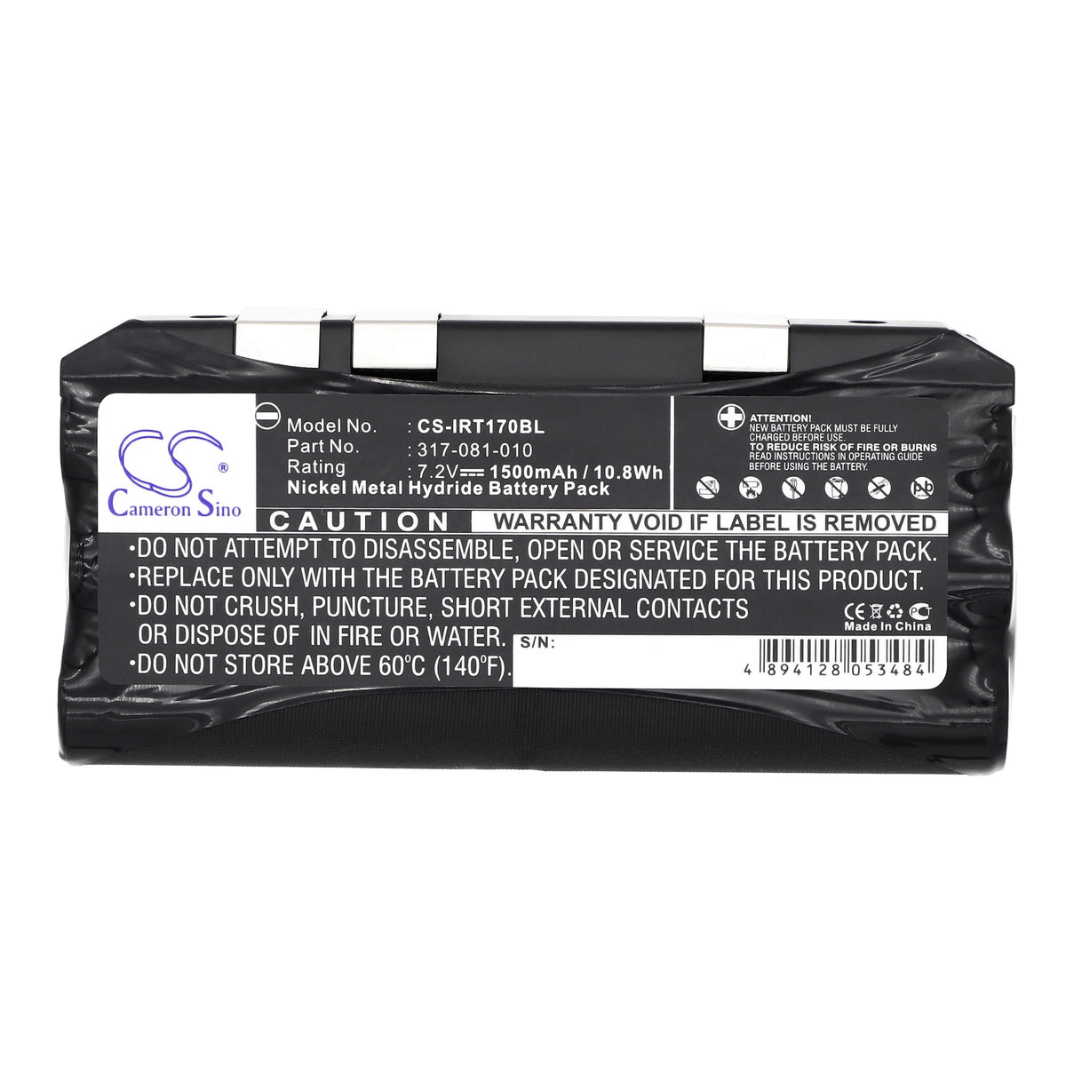 Replacement Battery for Intermec RT1700 – Barcode Scanner – 1500mAh / 7.2V