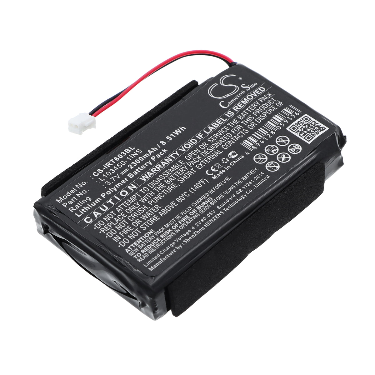 Replacement Battery for Intermec 600 – Barcode Scanner – 2300mAh / 3.7V