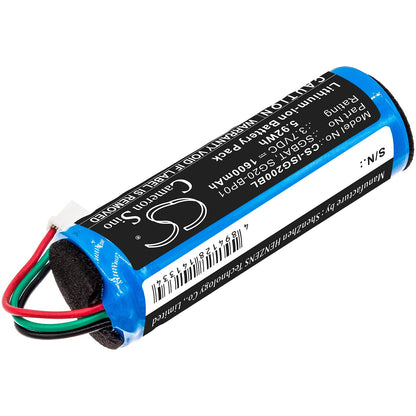 Replacement Battery for Intermec  SG20 – Barcode Scanner – 1600mAh / 5.92Wh / 3.7V