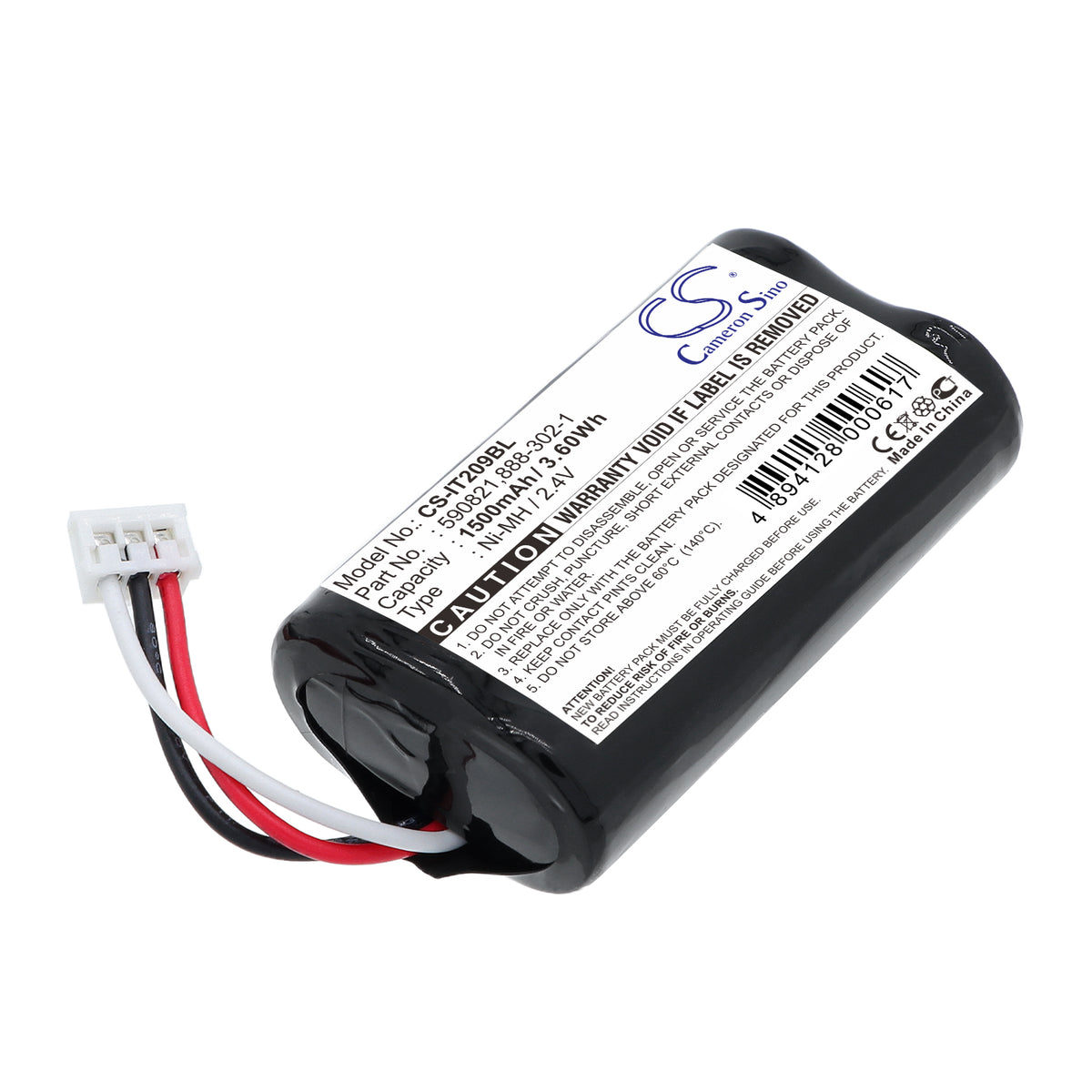Replacement Battery for Intermec Trakker T2090 – Barcode Scanner – 1500mAh / 2.4V