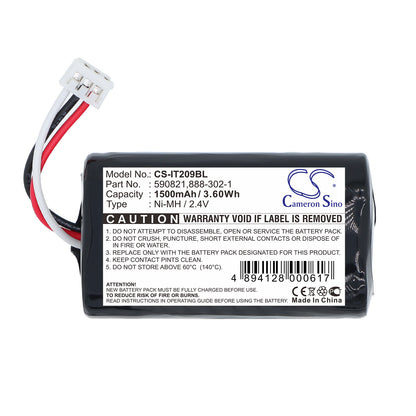 Replacement Battery for Intermec Trakker T2090 – Barcode Scanner – 1500mAh / 2.4V