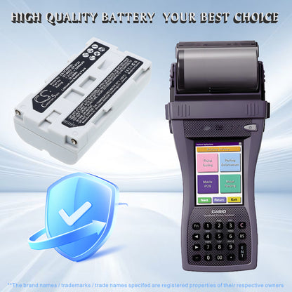 Replacement Battery for Epson | Casio TM-P60 M196A – Barcode Scanner – 2200mAh / 7.4V