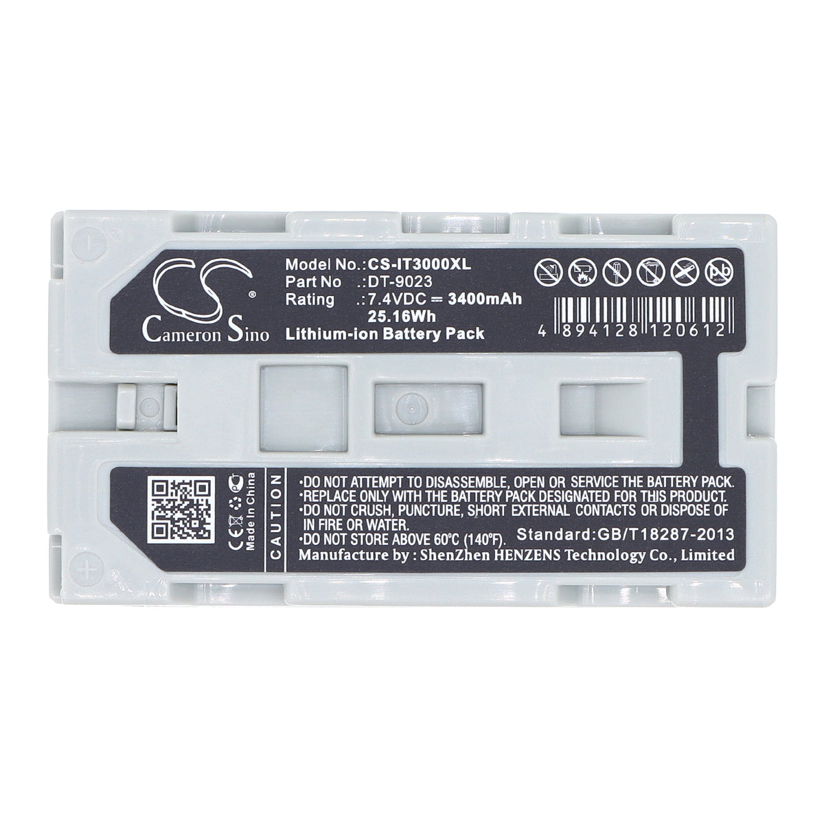Replacement Battery for Epson | Casio TM-P60 M196A – Barcode Scanner – 3400mAh / 7.4V