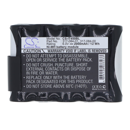 Replacement Battery for Intermec Pen Key 6210 – Barcode Scanner – 2000mAh / 6V