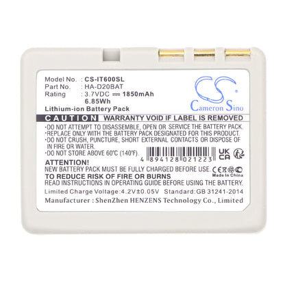 Replacement Battery for Casio DT-5300 – Barcode Scanner – 1850mAh / 3.7V