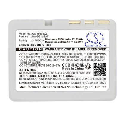 Replacement Battery for Casio DT-5300 – Barcode Scanner – 3600mAh / 3.7V