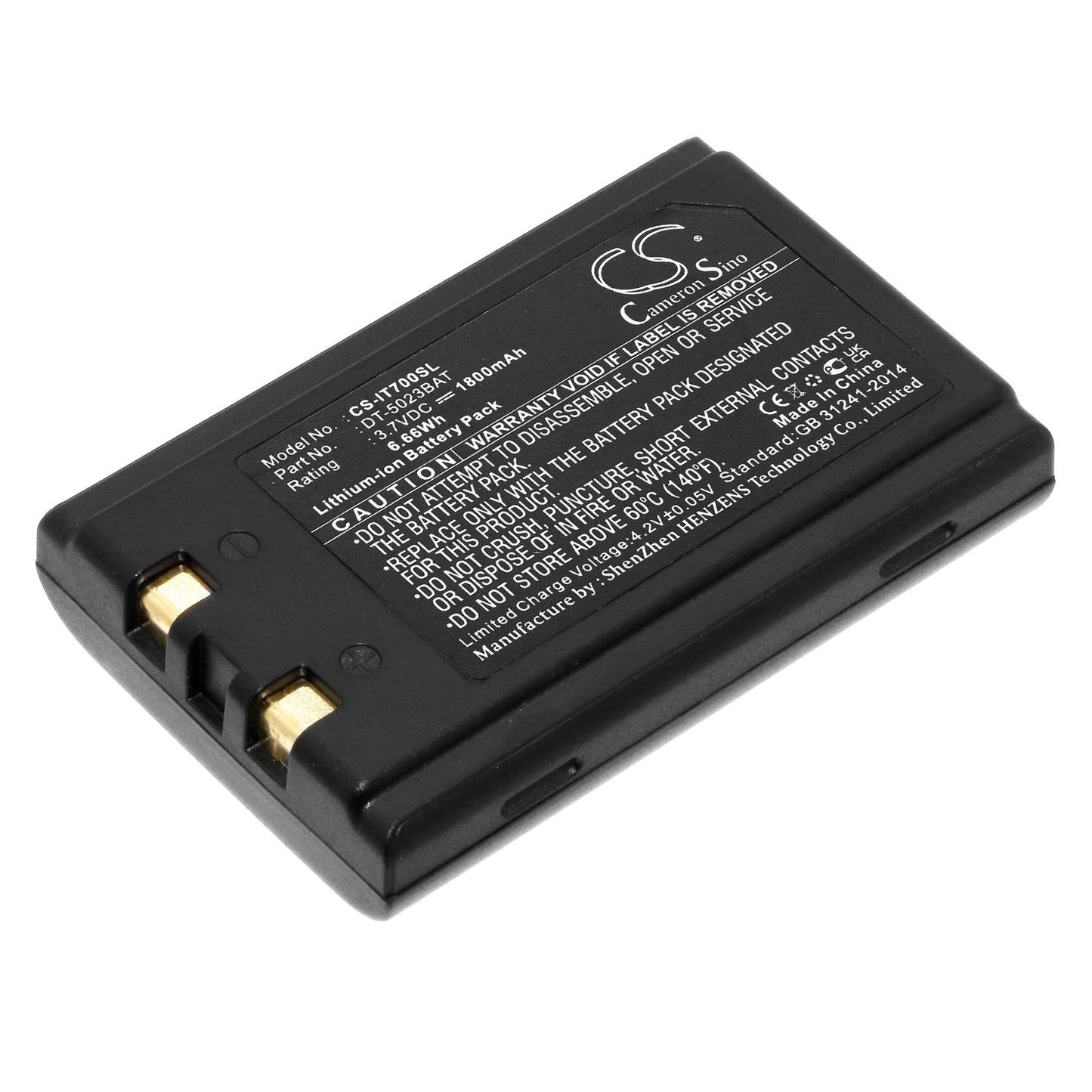 Replacement Battery for Banksys  Xentissimo – Barcode Scanner – 1800mAh / 6.66Wh / 3.7V