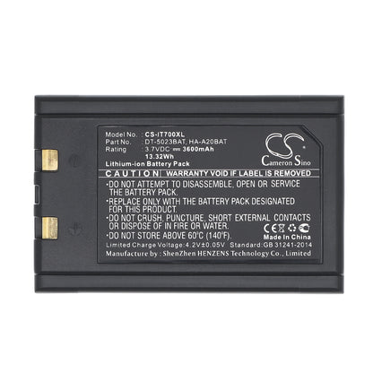 Replacement Battery for Banksys | Casio | Janam | Unitech | Fujitsu | Symbol | Chameleon | Sokkia Xentissimo – Barcode Scanner – 3600mAh / 3.7V