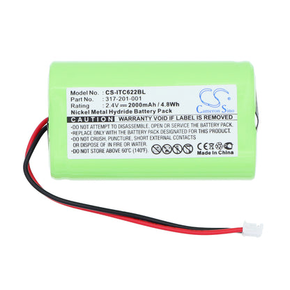 Replacement Battery for Intermec Norand 6210 – Barcode Scanner – 2000mAh / 2.4V