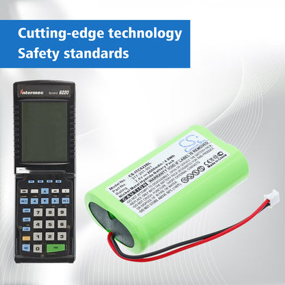 Replacement Battery for Intermec Norand 6210 – Barcode Scanner – 2000mAh / 2.4V