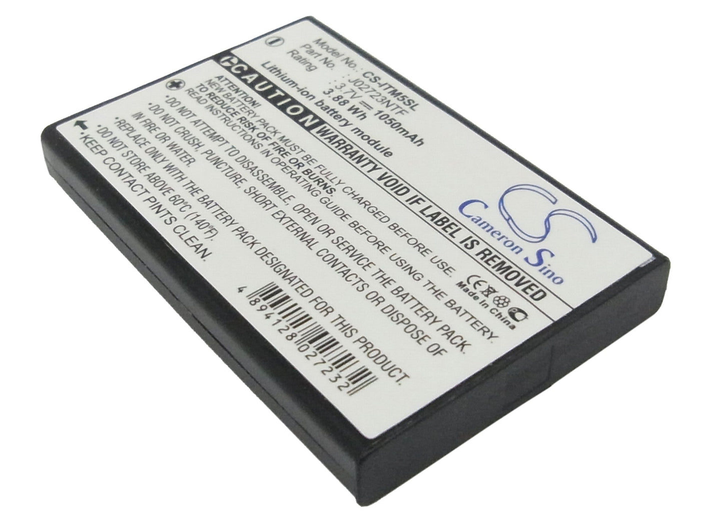 Replacement Battery for i.Trek  M5 – GPS, Navigator – 1050mAh / 3.7V