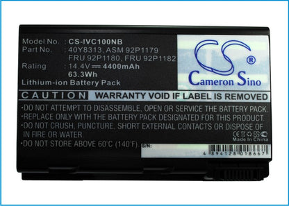 Replacement Battery for Lenovo 3000 C100 0761 – Notebook, Laptop – 4400mAh / 14.4V - image 5