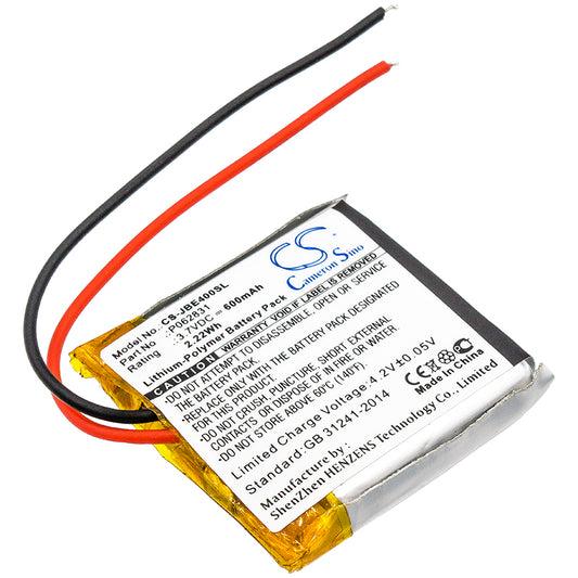 Replacement Battery for JBL Synchros S400BT – Wireless Headset – 600mAh / 3.7V