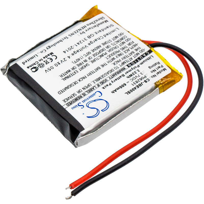 Replacement Battery for JBL  Synchros S400BT – Wireless Headset – 600mAh / 2.22Wh / 3.7V
