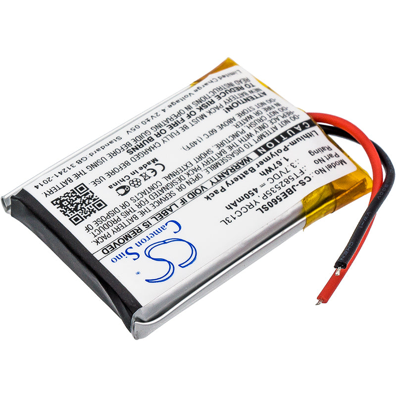 Replacement Battery for JBL J56BT – Wireless Headset – 450mAh / 3.7V - image 2