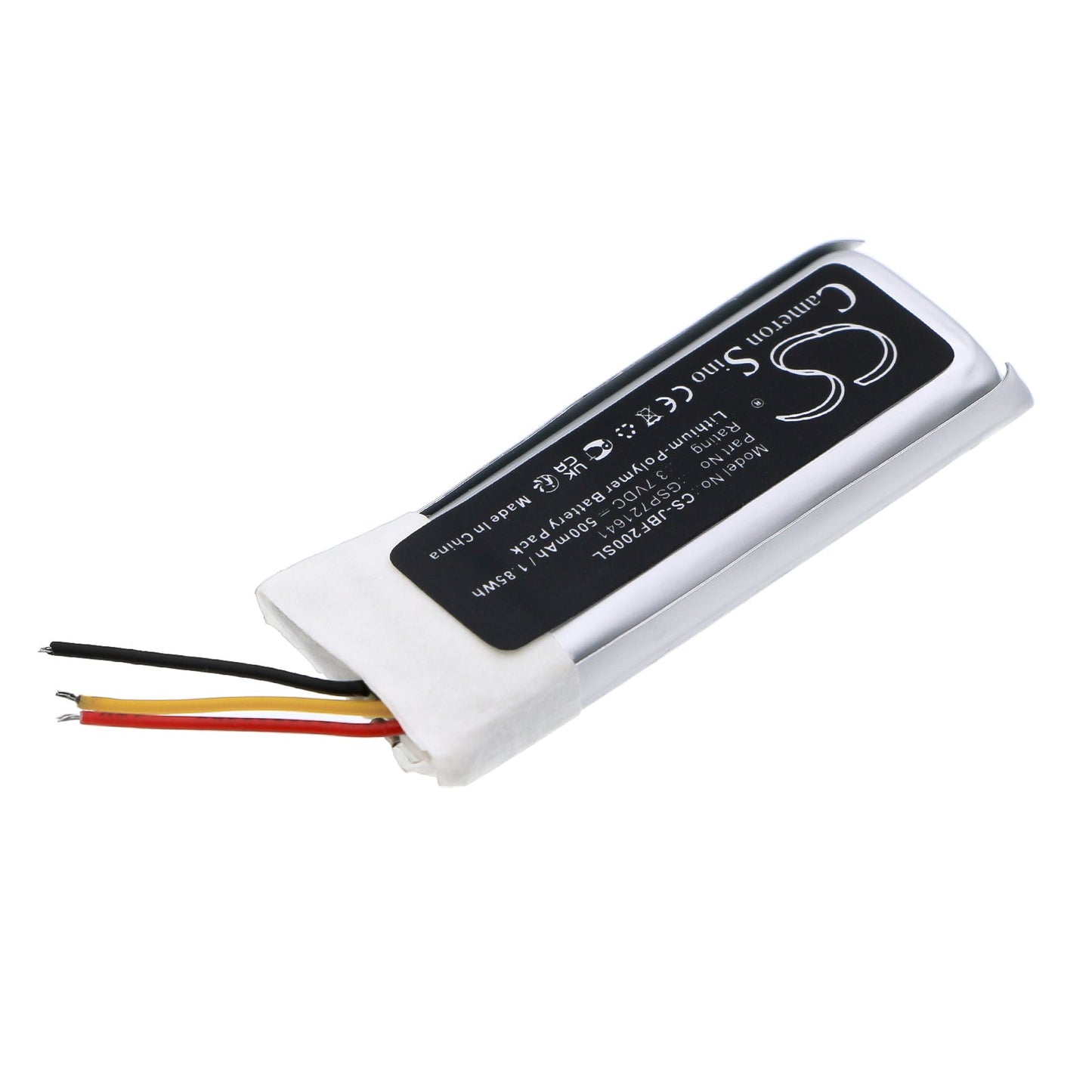 Replacement Battery for JBL  Live Pro 2 Charging Case – Wireless Headset – 500mAh / 1.85Wh / 3.7V