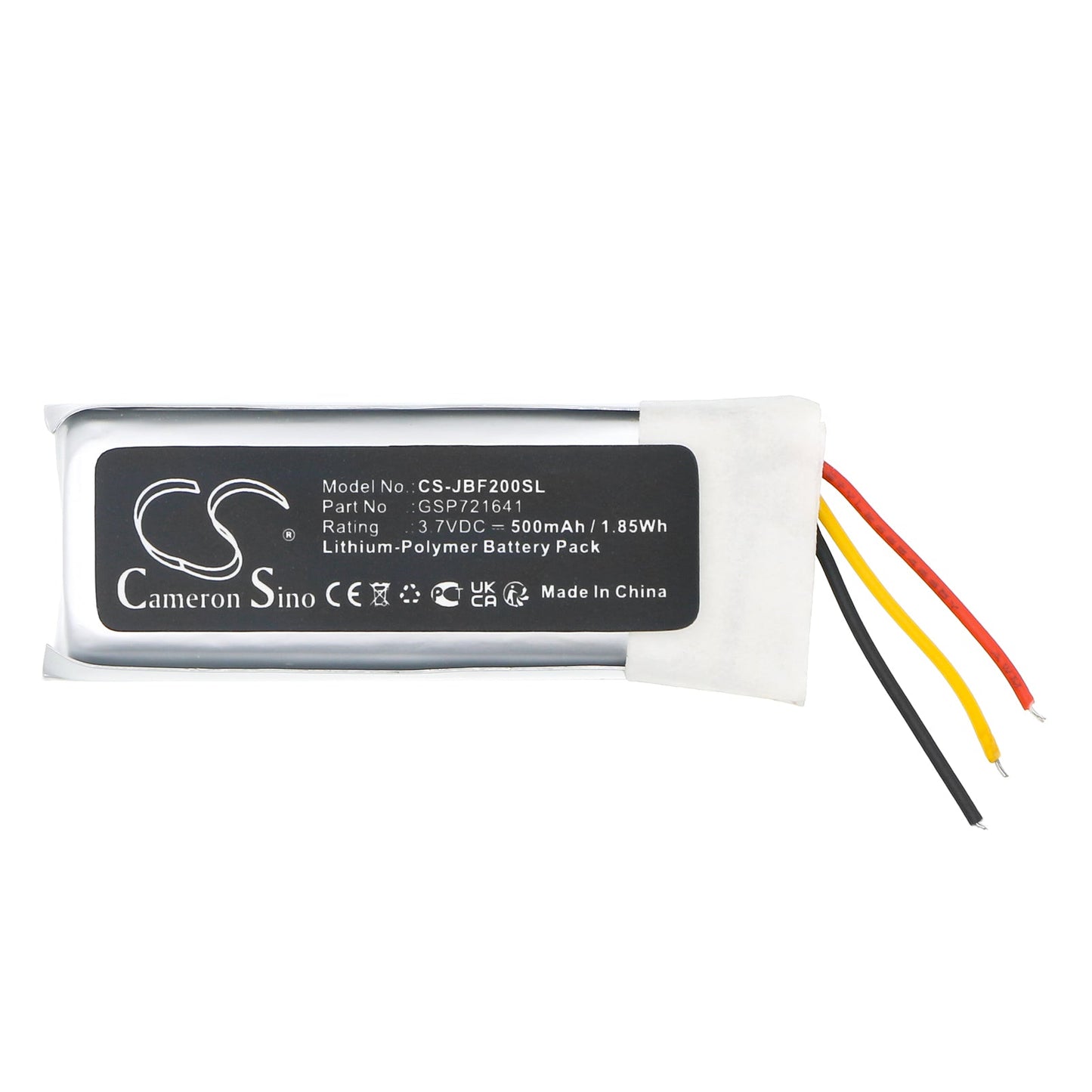 Replacement Battery for JBL  Live Pro 2 Charging Case – Wireless Headset – 500mAh / 1.85Wh / 3.7V